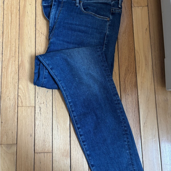 Mother The Dazzler Fray High-rise Slim-straight Jeans - Picture 6 of 8